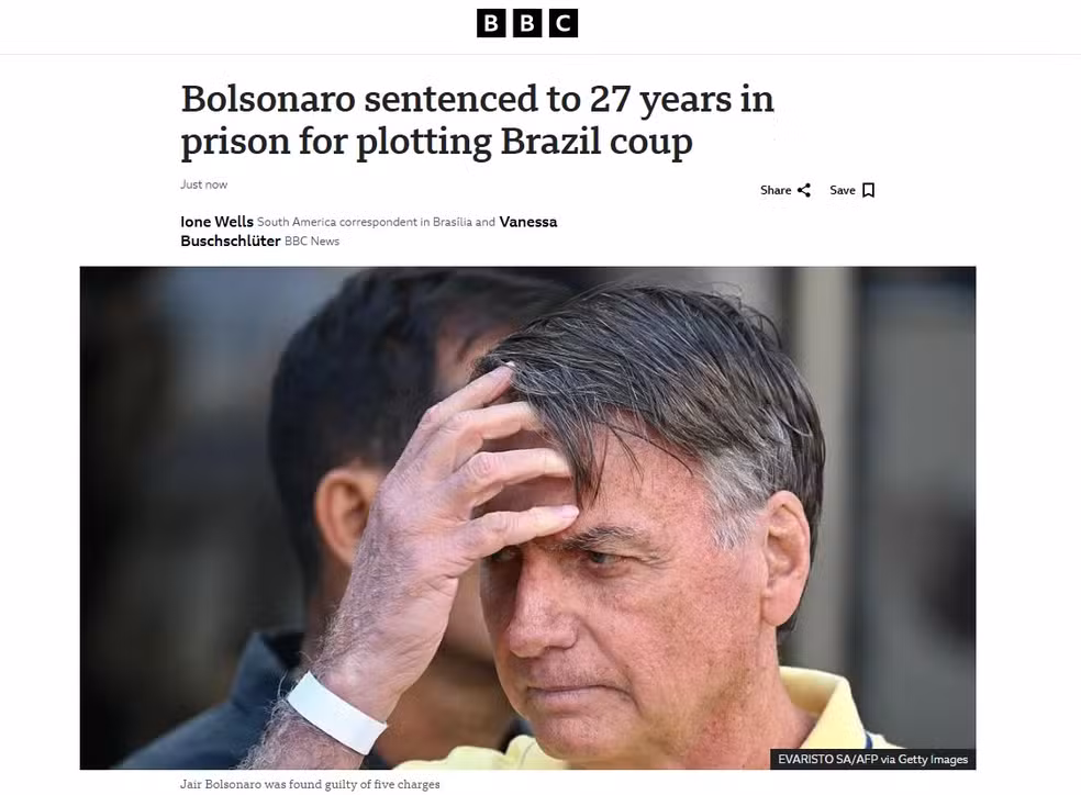 'Brasil teve sucesso onde EUA falharam', diz New York Times sobre condenação de Bolsonaro 9 captura de tela 2025 09 11 205901