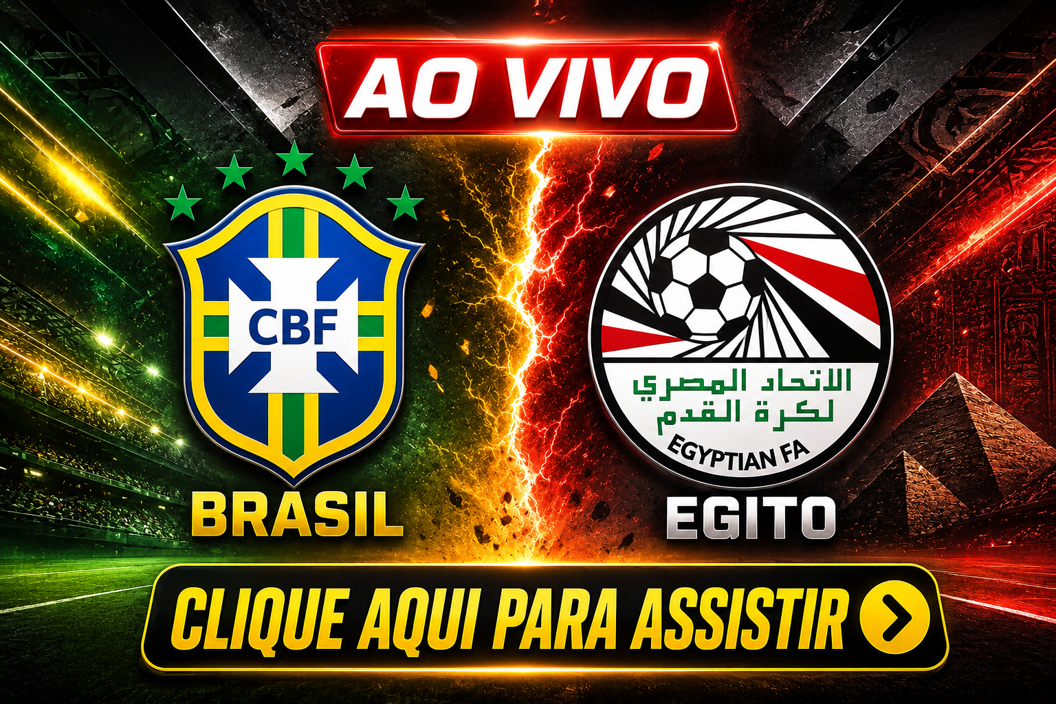 Assistir Brasil x Egito AO VIVO Online e na TV - Amistosos internacional 2 Assistir Brasil x Egito AO VIVO Online e na TV – Amistosos internacional